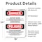 Signmission Battery Room Bilingual, Vinyl Decal, 24 in x 18 in OS-2PACK-DS-D-1824-VS-1843 - alternate 4